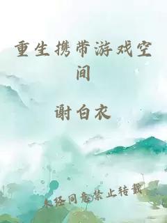 重生攜帶游戲空間